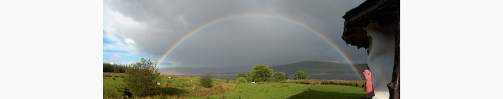 Rainbow over Loch Doon